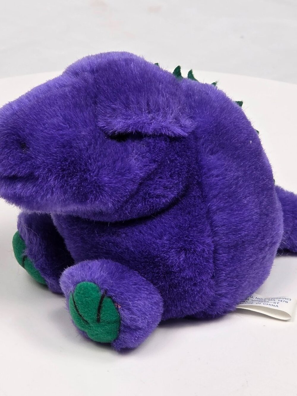 Puffkins Collection Danny Purple Dinosaur Swibco 1994 plush 6" Animal